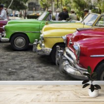 Fotomural Coches Clasicos Colores