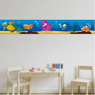 Cenefa Infantil Bajo el mar