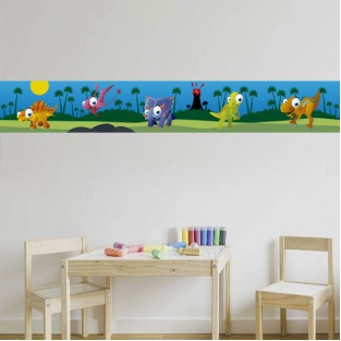 Cenefa Infantil Dinosaurios