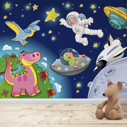 Fotomural Infantil Astronauta