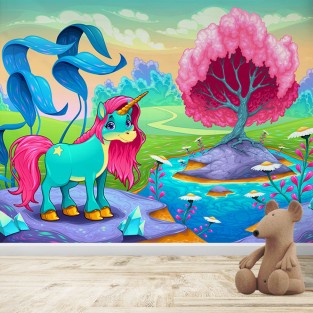 Fotomural Infantil Unicornio Fotomural Infantil Unicornio