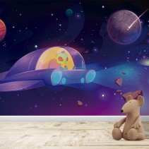 Fotomural Infantil Nave extraterrestre