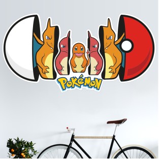 Vinilos decorativos charmander