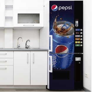 Vinilo para nevera máquina expendedora latas Pepsi Vinilo para nevera máquina expendedora latas Pepsi
