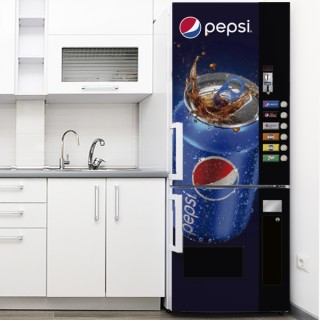 Vinilo para nevera máquina expendedora latas Pepsi