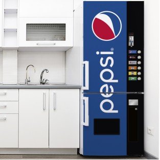 Vinilo para nevera máquina expendedora latas refrescos pepsi Vinilo para nevera máquina expendedora latas refrescos pepsi