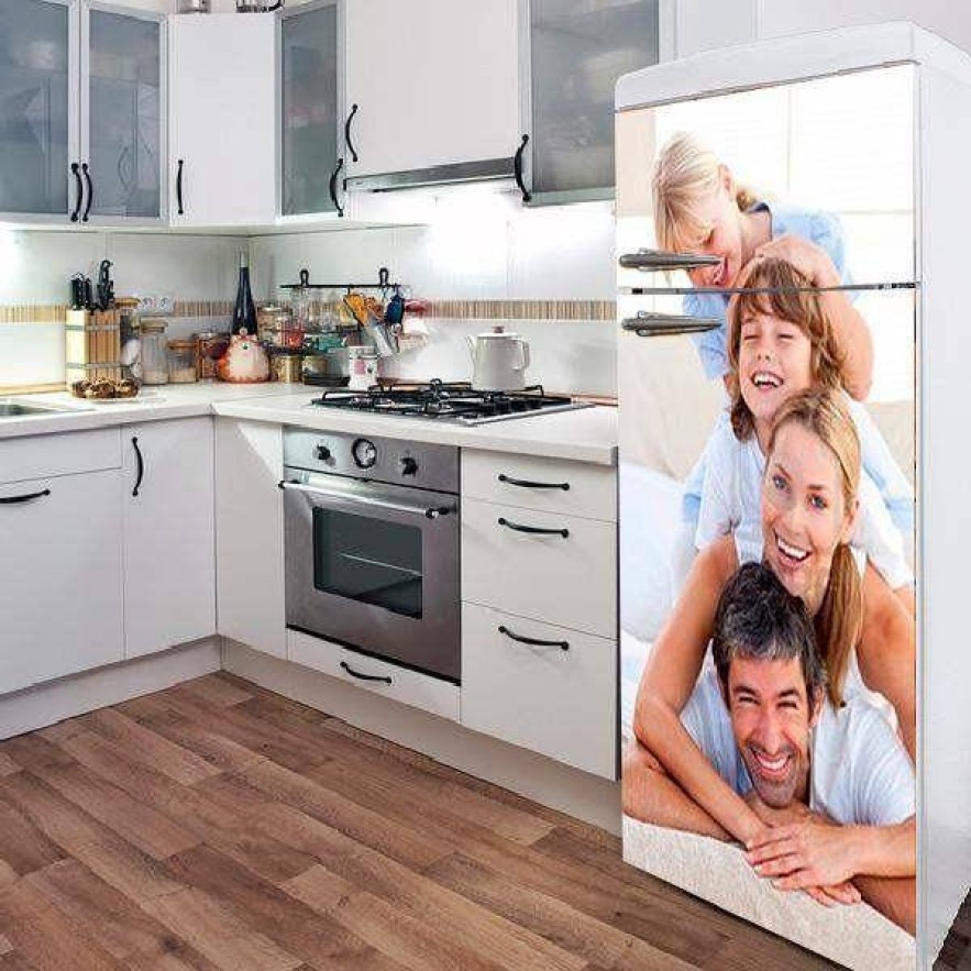Vinilo para nevera imagen personalizada