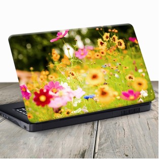 Vinilo para portátil flores