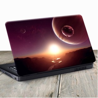 Vinilo para portátil planeta amanecer