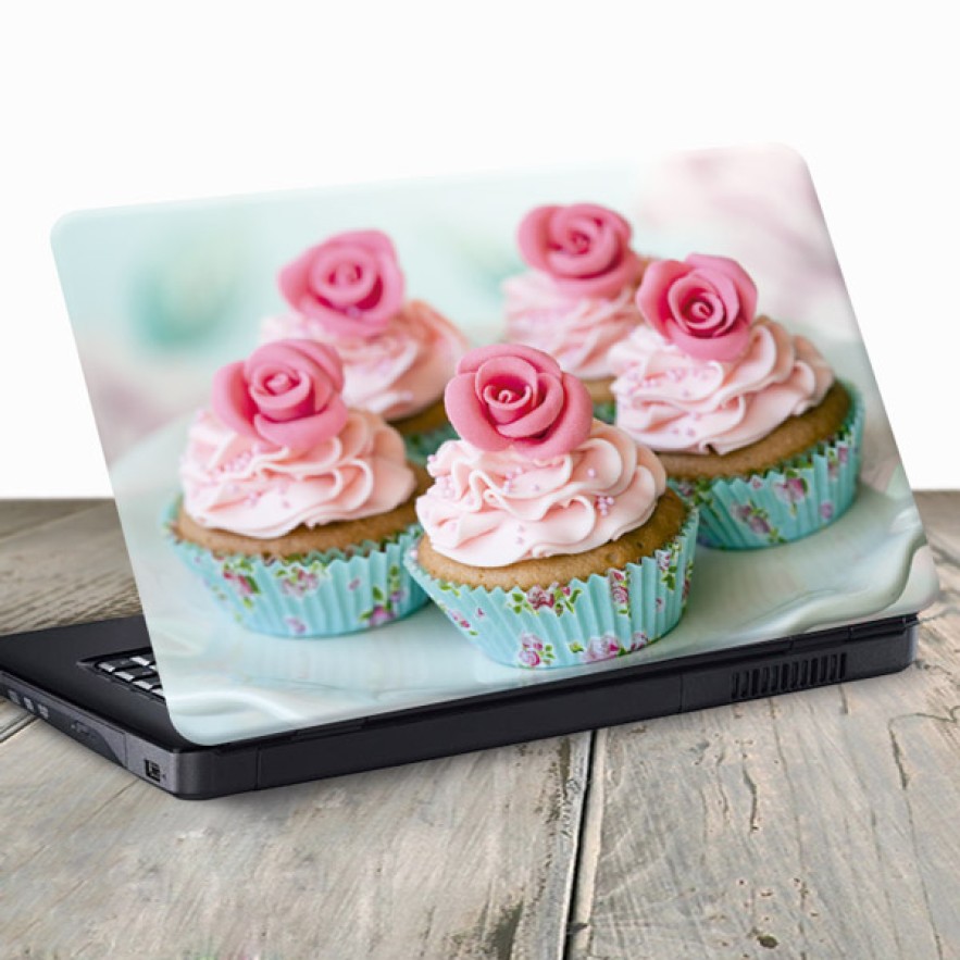 Vinilo para portátil cupcakes