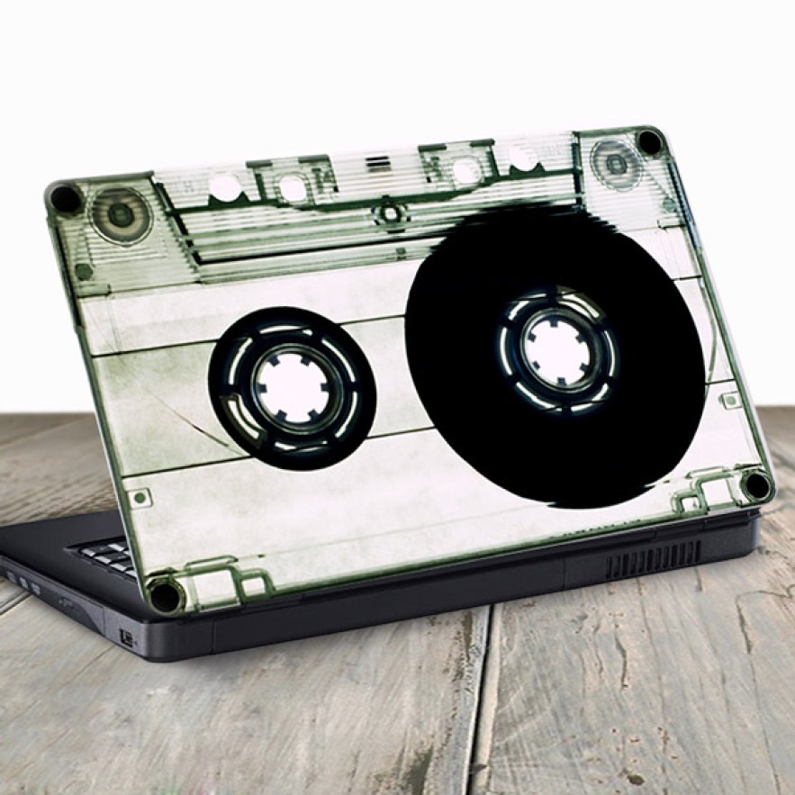 Vinilo para portátil casete