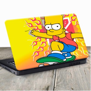 Vinilo para portátil Bart Simpson Vinilo para portátil Bart Simpson