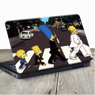 Vinilo para portátil familia Simpson Vinilo para portátil familia Simpson
