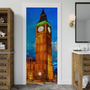 Vinilo para puerta Big Ben Vinilo para puerta Big Ben