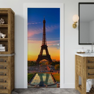 Vinilo para puerta torre eiffel paris Vinilo para puerta torre eiffel paris