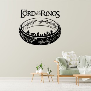 Vinilos adhesivos decorativos del anillo señor de los anillos Vinilos adhesivos decorativos del anillo señor de los anillos