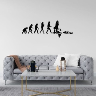 Vinilos adhesivos y decorativos de la evolución humana Vinilos adhesivos y decorativos de la evolución humana