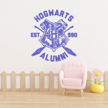 Vinilos adhesivos decorativos escudos de hogwarts