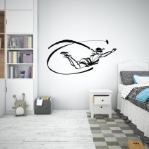 Vinilos adhesivos decorativos de saltos de puenting
