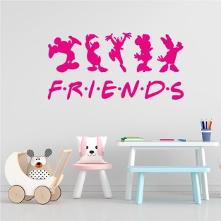 Vinilos adhesivos decorativos de disney palabra friends Vinilos adhesivos decorativos de disney palabra friends