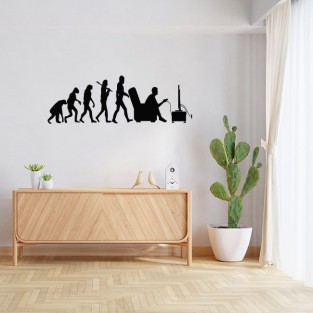 Vinilos adhesivos decorativos evolucion hombre gamer Vinilos adhesivos decorativos evolucion hombre gamer