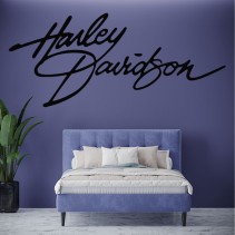 Vinilos adhesivos decorativos de la firma harley davidson