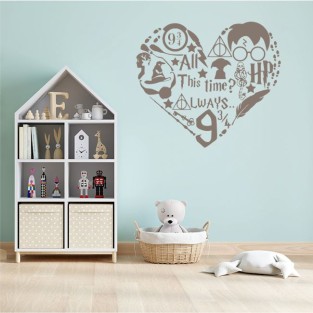 Vinilos adhesivos y pegatinas frases con corazón harry potter Vinilos adhesivos y pegatinas frases con corazón harry potter