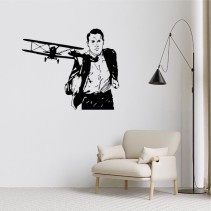 Vinilos adhesivos decorativos james bond 007 avioneta