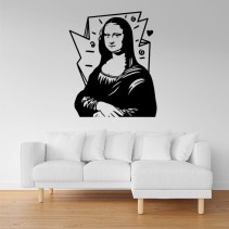Vinilos adhesivos decorativos la gioconda da vinci