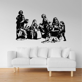 Vinilos adhesivos decorativos de las meninas de velázquez Vinilos adhesivos decorativos de las meninas de velázquez