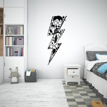 Vinilos adhesivos decorativos de rayos harry potter