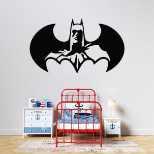 Vinilos adhesivos decorativos símbolo y rostro batman Vinilos adhesivos decorativos símbolo y rostro batman