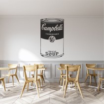 Vinilos adhesivos decorativos sopa campbell warhol