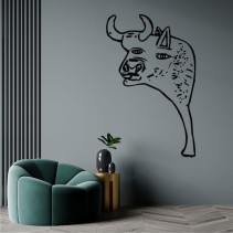 Vinilos adhesivos decorativos del toro guernica picasso