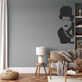 Vinilos ahesivos decorativos de siluetas charles chaplin Vinilos ahesivos decorativos de siluetas charles chaplin