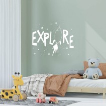 Vinilos adhesivos y pegatinas  cohete explorador