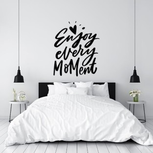 Vinilos decorativos y adhesivos frases motivación enjoy every moment Vinilos decorativos y adhesivos frases motivación enjoy every moment