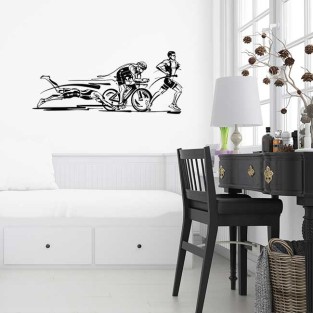 Vinilos decorativos decorativos de deporte triathlon Vinilos decorativos decorativos de deporte triathlon