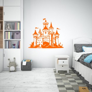Vinilos decorativos infantiles o juveniles castillo cuento