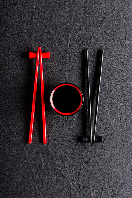 Pegatinas para puertas chopsticks