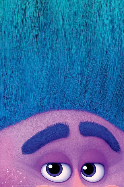 Vinilos peli trolls para puertas y armarios