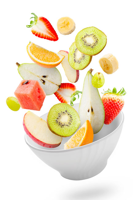 Vinilos  para electrodomésticos neveras bol de frutas