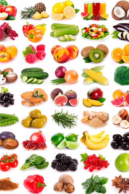 Vinilos electrodomésticos neveras frutas vegetales y hortalizas