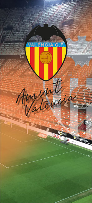 Vinilos para puertas estadio mestalla valencia club de fútbol