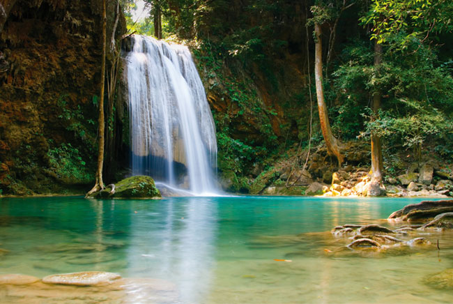 Fotomural paisaje cascadas de tailandia
