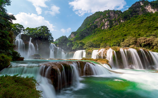 Fotomural paisaje cataratas ban gioc detian vietnam