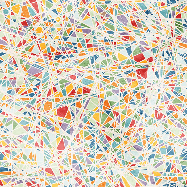 Fotomural o papel pintado pintura arte abstracto juvenil