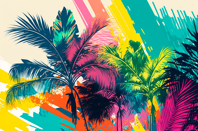 Fotomural o papel pintado jungla colores