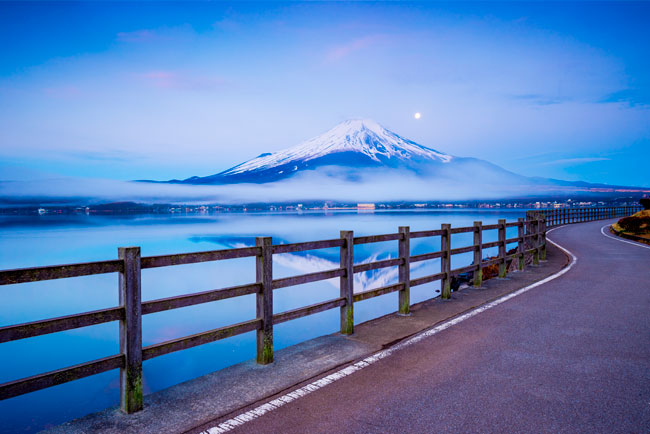 Fotomural o papel pintado carretera monte fuji