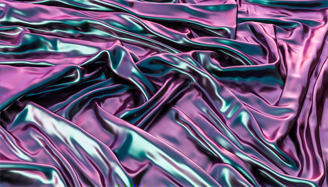 Papel pintado o fotomural 3d pliegues tela metalizada
